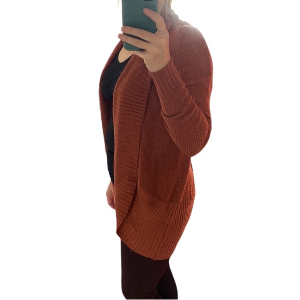 Pink Clover Open Front Cardigan